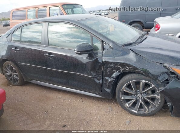JTDS4MCE8MJ080661 2021 TOYOTA COROLLA Black უკანა სალონის ხედი