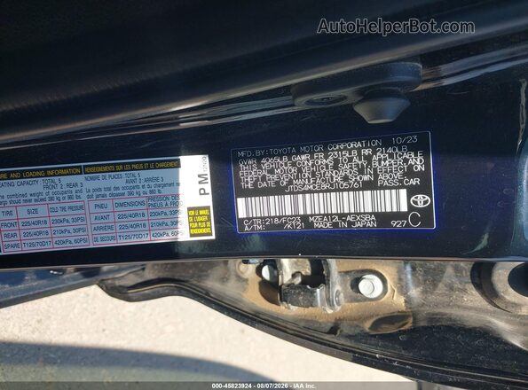 JTDS4MCE8RJ105761 2024 TOYOTA COROLLA Черный Вид подкапотного пространства