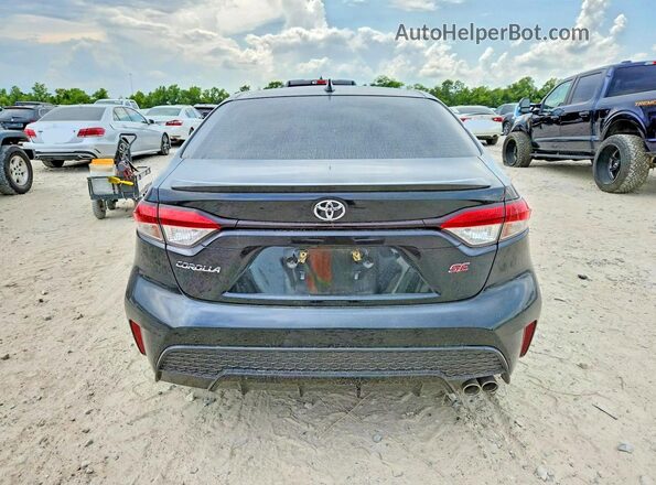 JTDS4MCE9NJ090942 2022 TOYOTA COROLLA Черный Вид сзади
