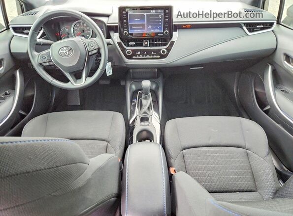 JTDS4MCE9NJ090942 2022 TOYOTA COROLLA Черный Вид панели приборов