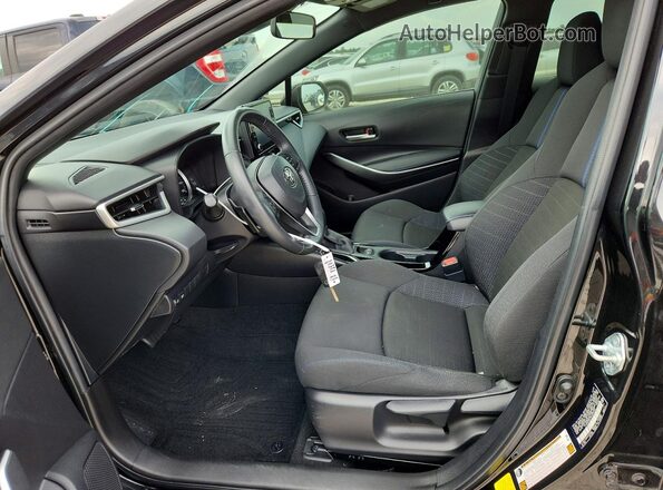 JTDS4MCE9NJ090942 2022 TOYOTA COROLLA Черный Вид салона спереди