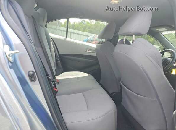 JTDS4MCEXMJ055552 2021 TOYOTA COROLLA Blue Rear seats view