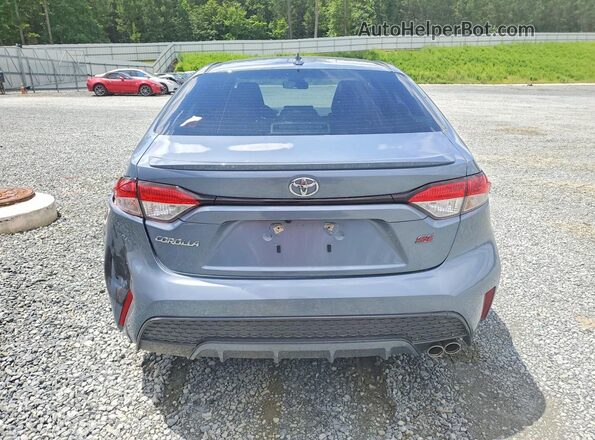 JTDS4MCEXMJ055552 2021 TOYOTA COROLLA Blue Rear view