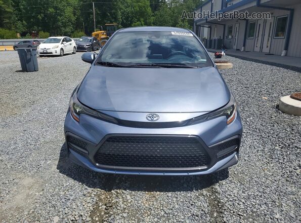 JTDS4MCEXMJ055552 2021 TOYOTA COROLLA Blue Front view