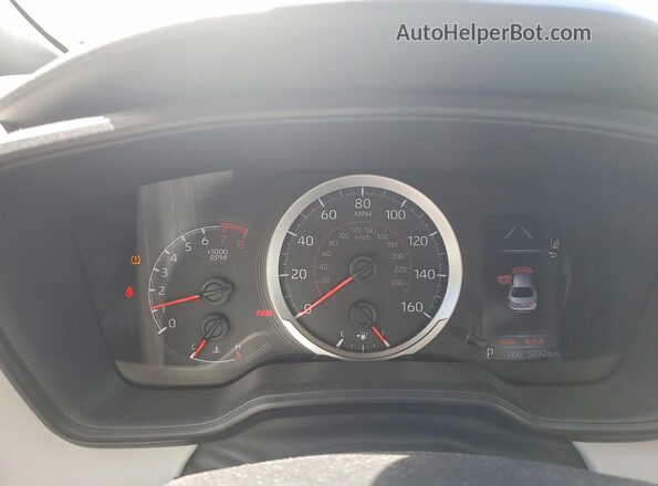 JTDS4MCEXMJ055552 2021 TOYOTA COROLLA Blue Instrument cluster view