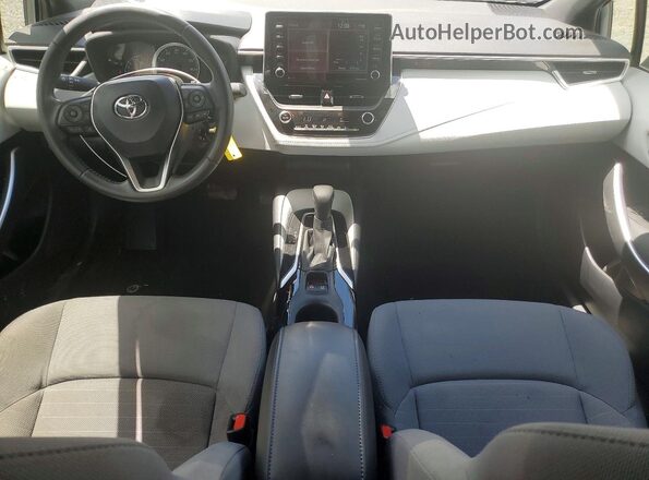 JTDS4MCEXMJ055552 2021 TOYOTA COROLLA Blue Dashboard view