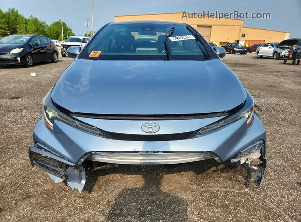 JTDS4MCEXMJ056605 2021 TOYOTA COROLLA Blue Front view