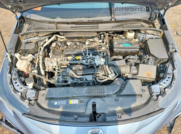 JTDS4MCEXMJ056605 2021 TOYOTA COROLLA Blue Rear interior view