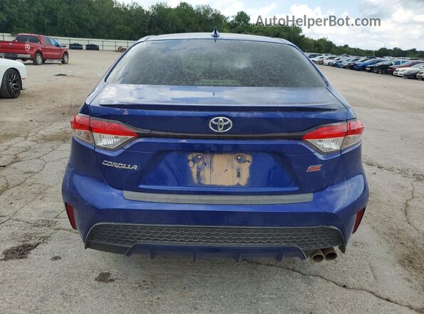 JTDS4MCEXMJ058533 2021 TOYOTA COROLLA Blue Widok z tyłu