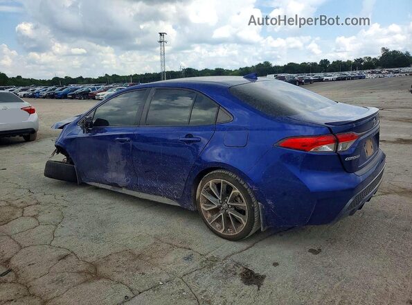 JTDS4MCEXMJ058533 2021 TOYOTA COROLLA Blue Tył lewy