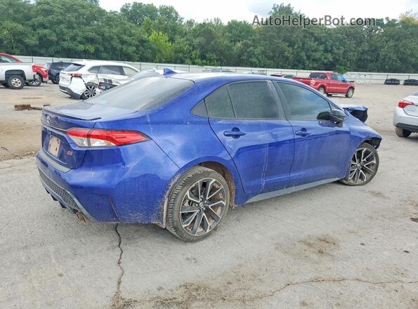 JTDS4MCEXMJ058533 2021 TOYOTA COROLLA Blue Tył prawy