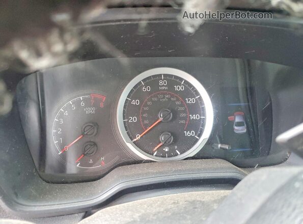 JTDS4MCEXMJ058533 2021 TOYOTA COROLLA Blue Widok zestawu wskaźników