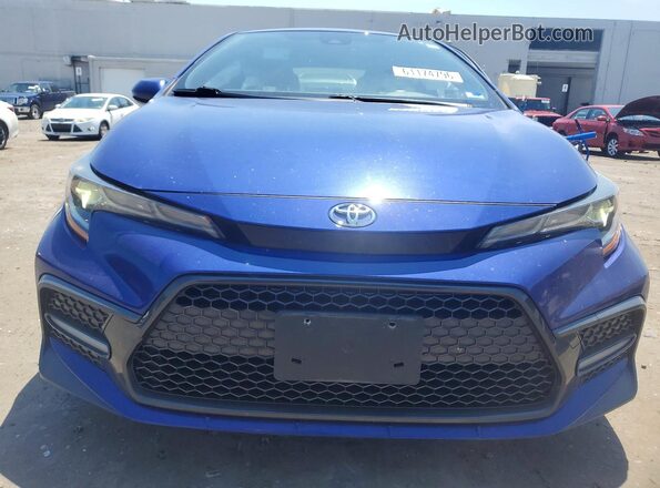 JTDS4MCEXMJ070276 2021 TOYOTA COROLLA Синий Вид спереди