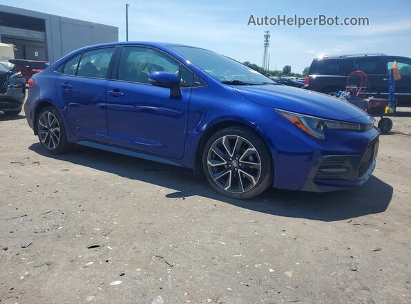 JTDS4MCEXMJ070276 2021 TOYOTA COROLLA Синий Передняя правая четверть