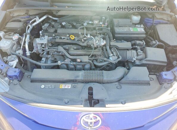 JTDS4MCEXMJ070276 2021 TOYOTA COROLLA Синий Вид задней части салона