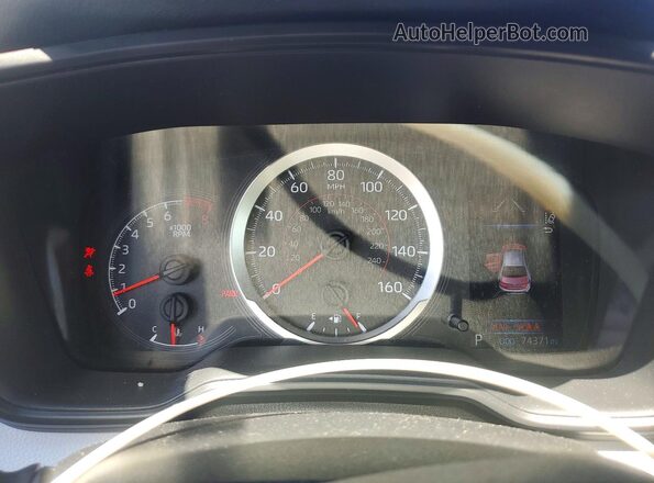 JTDS4MCEXMJ070276 2021 TOYOTA COROLLA Синий Вид щитка приборов