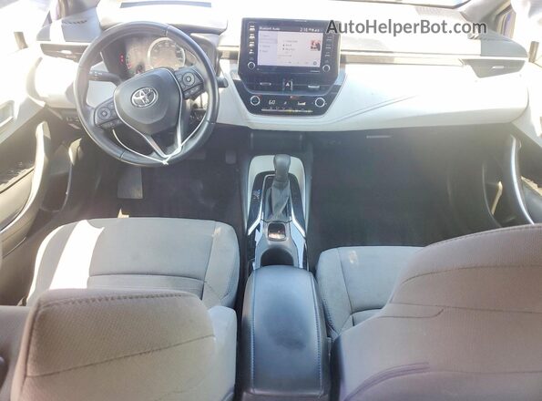 JTDS4MCEXMJ070276 2021 TOYOTA COROLLA Синий Вид панели приборов