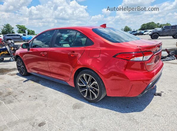 JTDS4RCE0LJ010843 2020 TOYOTA COROLLA Red Հետևի ձախ
