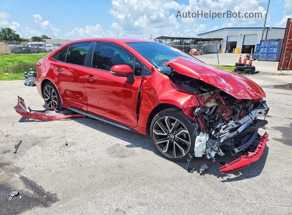 JTDS4RCE0LJ010843 2020 TOYOTA COROLLA Red Առջևի աջ