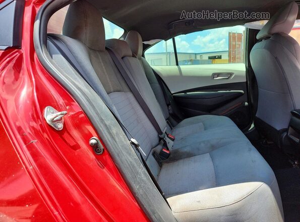 JTDS4RCE0LJ010843 2020 TOYOTA COROLLA Red Հետևի նստատեղերի տեսք
