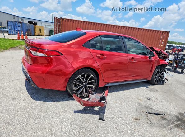 JTDS4RCE0LJ010843 2020 TOYOTA COROLLA Red Հետևի աջ