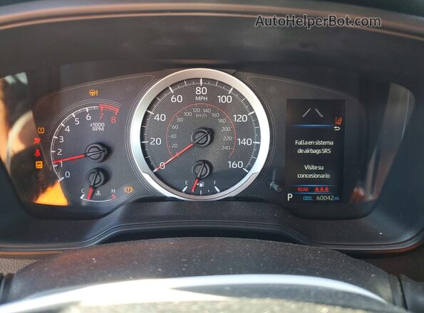 JTDS4RCE0LJ025990 2020 TOYOTA COROLLA Blue Սարքավորումների վահանակի տեսք