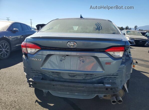JTDS4RCE0LJ025990 2020 TOYOTA COROLLA Blue Հետևի տեսք