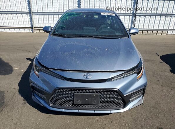 JTDS4RCE0LJ025990 2020 TOYOTA COROLLA Blue Դիմացի տեսք
