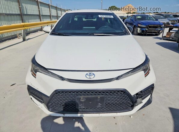 JTDS4RCE0LJ032373 2020 TOYOTA COROLLA White Вид спереду