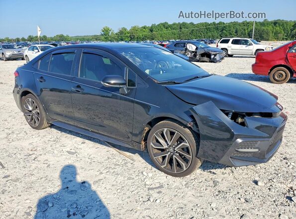 JTDS4RCE0LJ038738 2020 TOYOTA COROLLA Черный Передняя правая четверть