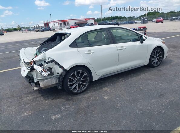 JTDS4RCE0LJ052817 2020 TOYOTA COROLLA Белый Задняя правая четверть