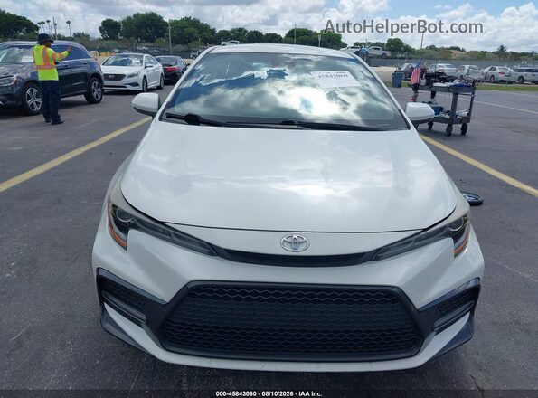 JTDS4RCE0LJ052817 2020 TOYOTA COROLLA Белый Вид щитка приборов