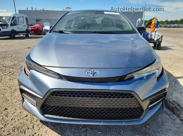JTDS4RCE1LJ027389 2020 TOYOTA COROLLA Синий Вид спереди