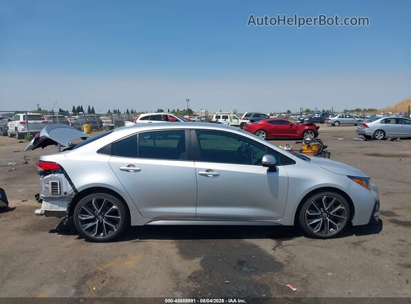 JTDS4RCE2LJ029992 2020 TOYOTA COROLLA Gray Widok wnętrza z tyłu