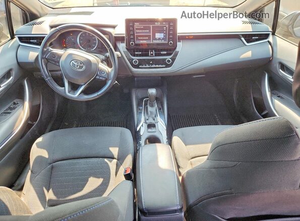 JTDS4RCE2LJ033153 2020 TOYOTA COROLLA Black Widok deski rozdzielczej