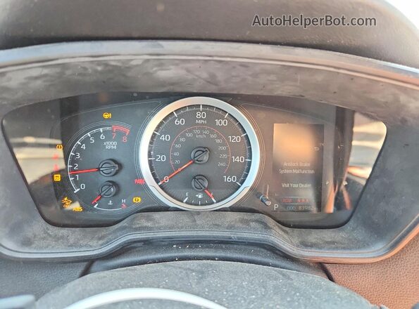 JTDS4RCE2LJ033153 2020 TOYOTA COROLLA Black Widok zestawu wskaźników