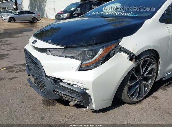 JTDS4RCE2LJ040880 2020 TOYOTA COROLLA White Вид спереду
