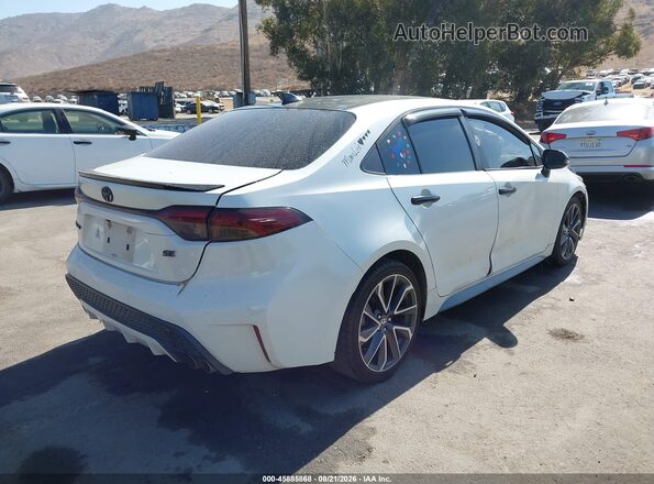 JTDS4RCE2LJ040880 2020 TOYOTA COROLLA White Задня права чверть