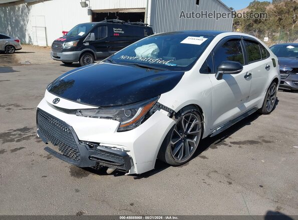 JTDS4RCE2LJ040880 2020 TOYOTA COROLLA White Передня ліва чверть