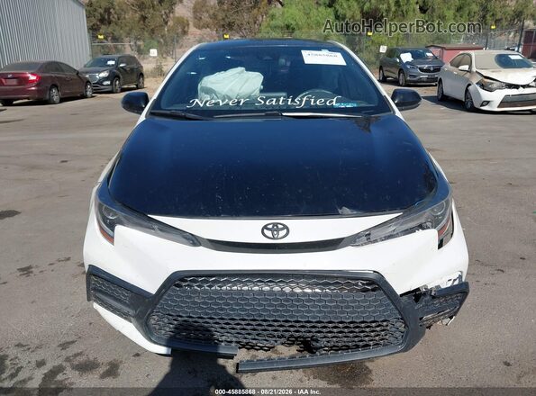 JTDS4RCE2LJ040880 2020 TOYOTA COROLLA White Вид щитка приладів