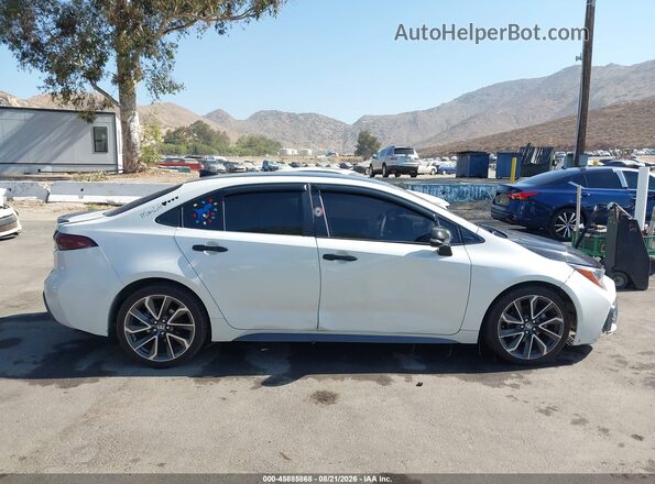JTDS4RCE2LJ040880 2020 TOYOTA COROLLA White Вид задньої частини салону