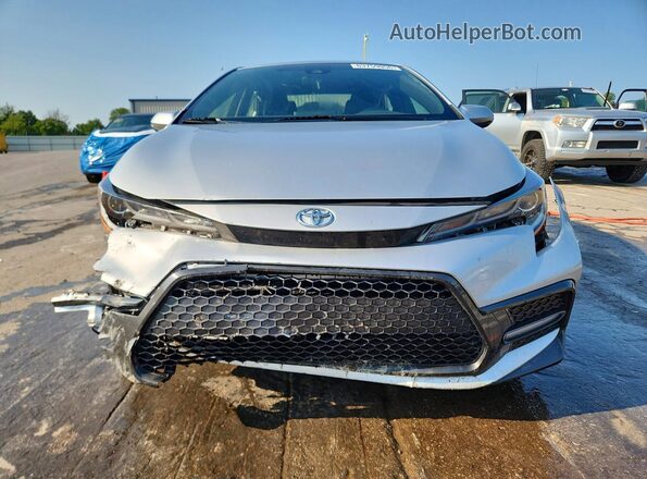 JTDS4RCE3LJ003126 2020 TOYOTA COROLLA Silver Front view