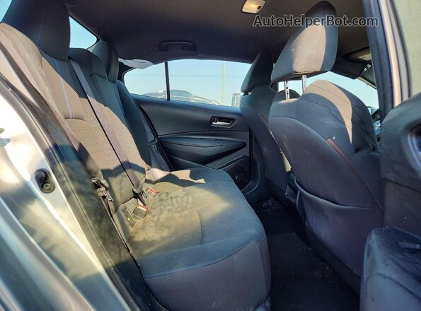 JTDS4RCE3LJ003126 2020 TOYOTA COROLLA Silver Rear seats view