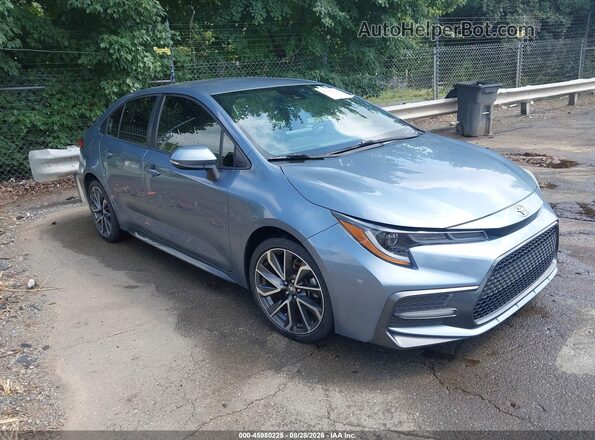 JTDS4RCE3LJ010285 2020 TOYOTA COROLLA Blue Widok wnętrza z tyłu