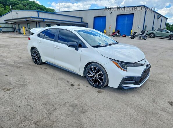 JTDS4RCE4LJ023773 2020 TOYOTA COROLLA White Передня права чверть
