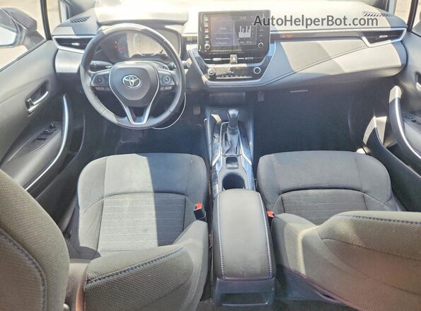 JTDS4RCE4LJ023773 2020 TOYOTA COROLLA White Вид панелі приладів