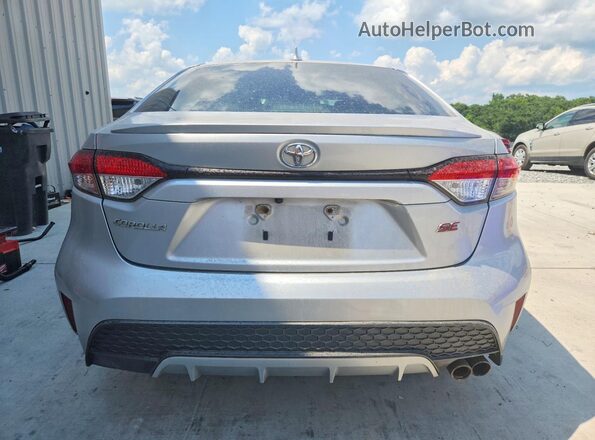 JTDS4RCE5LJ020025 2020 TOYOTA COROLLA Silver Rear view