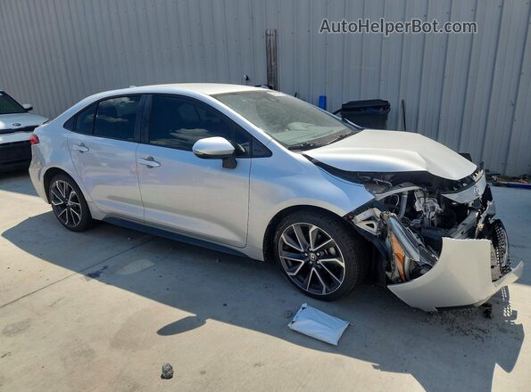 JTDS4RCE5LJ020025 2020 TOYOTA COROLLA Silver Front right