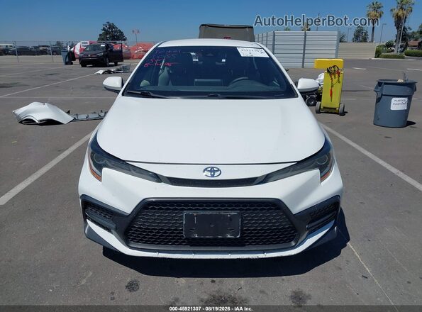 JTDS4RCE5LJ021949 2020 TOYOTA COROLLA White Սարքավորումների վահանակի տեսք