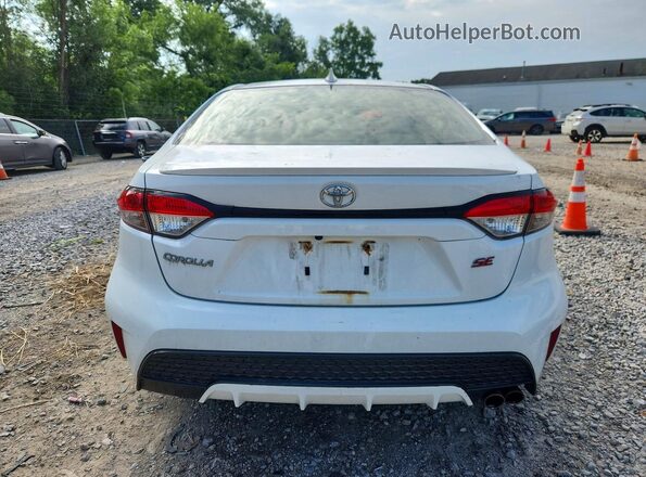 JTDS4RCE5LJ028108 2020 TOYOTA COROLLA White უკანა ხედი